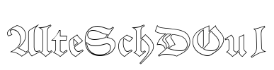 AlteSchDOu1 Font Image