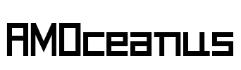 AMOceanus Font Image