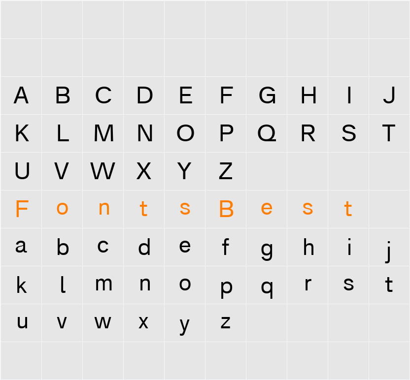 Analogue Reduced Character Map