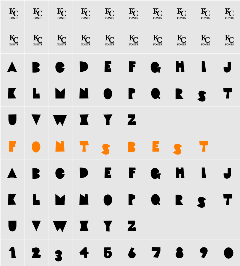 Fat Cat Character Map