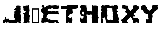 JI-Ethoxy Font Image