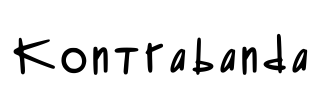 Kontrabanda Font Image