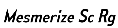 Mesmerize Sc Rg Font Image