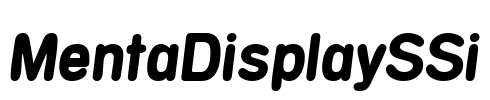 MentaDisplaySSi Font Image