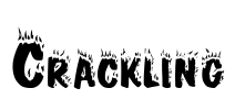 Crackling Font Image