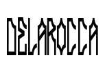 DELAROCCA Font Image