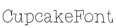 CupcakeFont Font Image