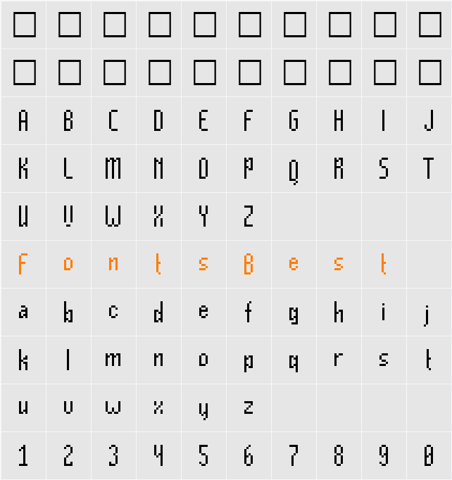 Annenski-Normal Character Map