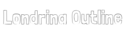 Londrina Outline Font Image