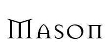 Mason Font Image