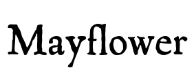 Mayflower Font Image