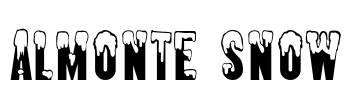 Almonte Snow Font Image