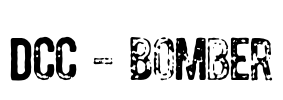 DCC - Bomber Font Image