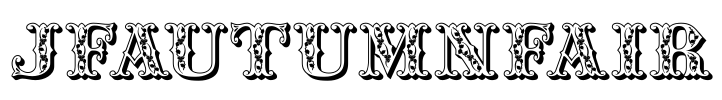 JFAutumnFair Font Image