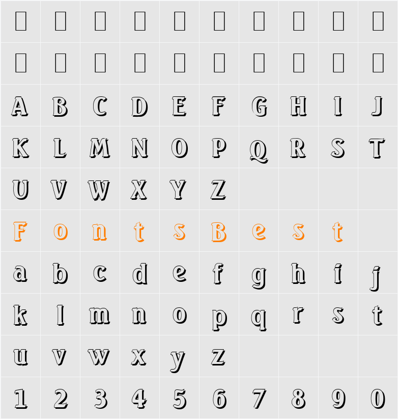 AbelBeckerShadow Character Map