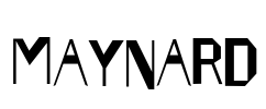 Maynard Font Image