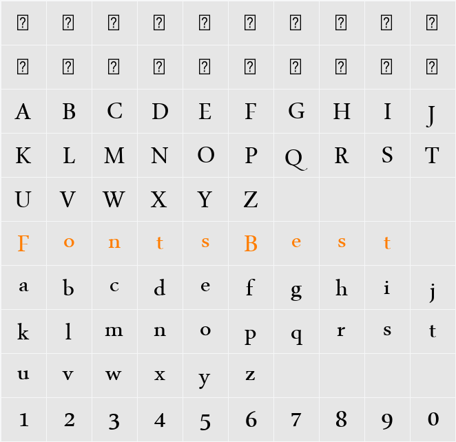 Microsoft Uighur Character Map