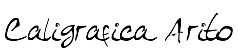 Caligrafica Arito Font Image