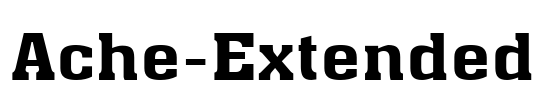 Ache-Extended Font Image