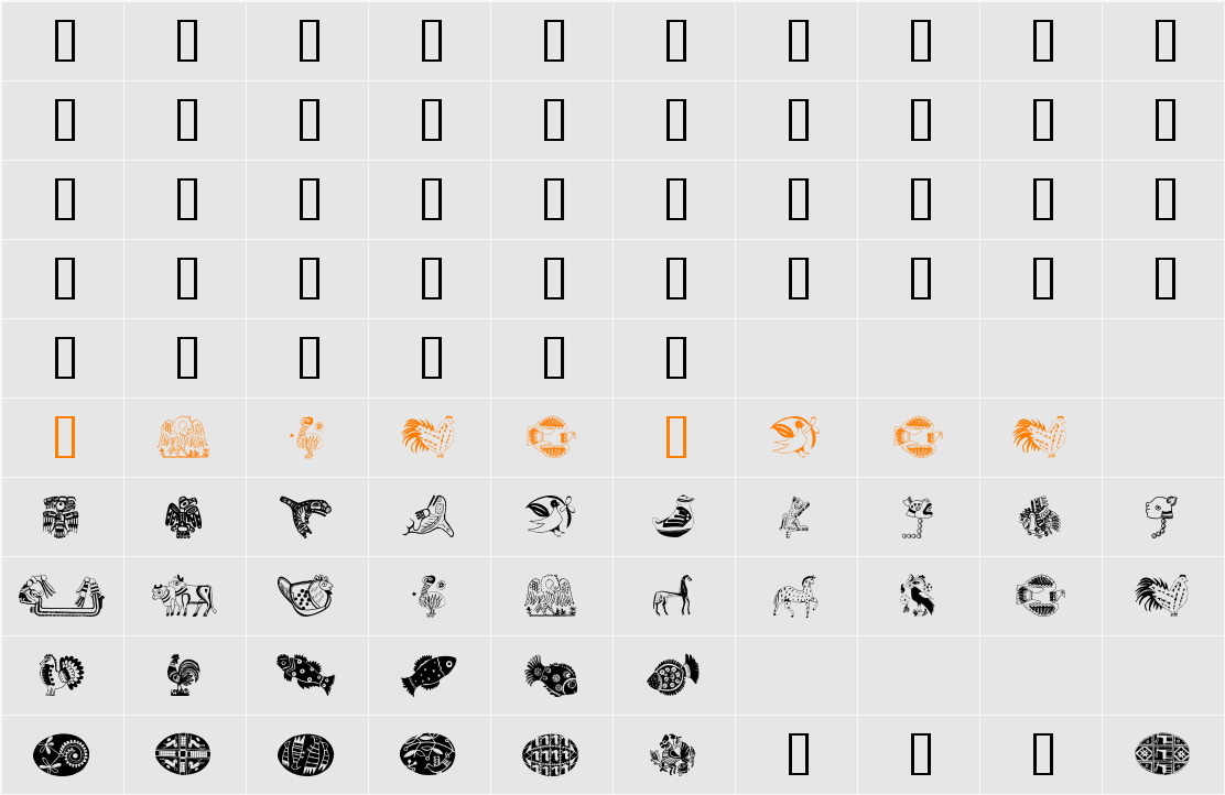 Animal Design Character Map