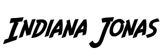 Indiana Jonas Font Image