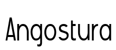 Angostura Font Image