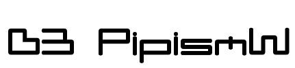 D3 PipismW Font Image