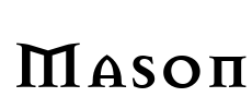 Mason Font Image