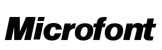 Microfont