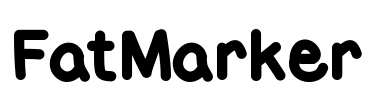 FatMarker Font Image