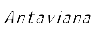 Antaviana Font Image