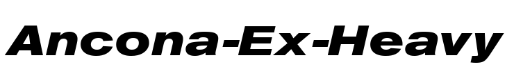 Ancona-Ex-Heavy Font Image