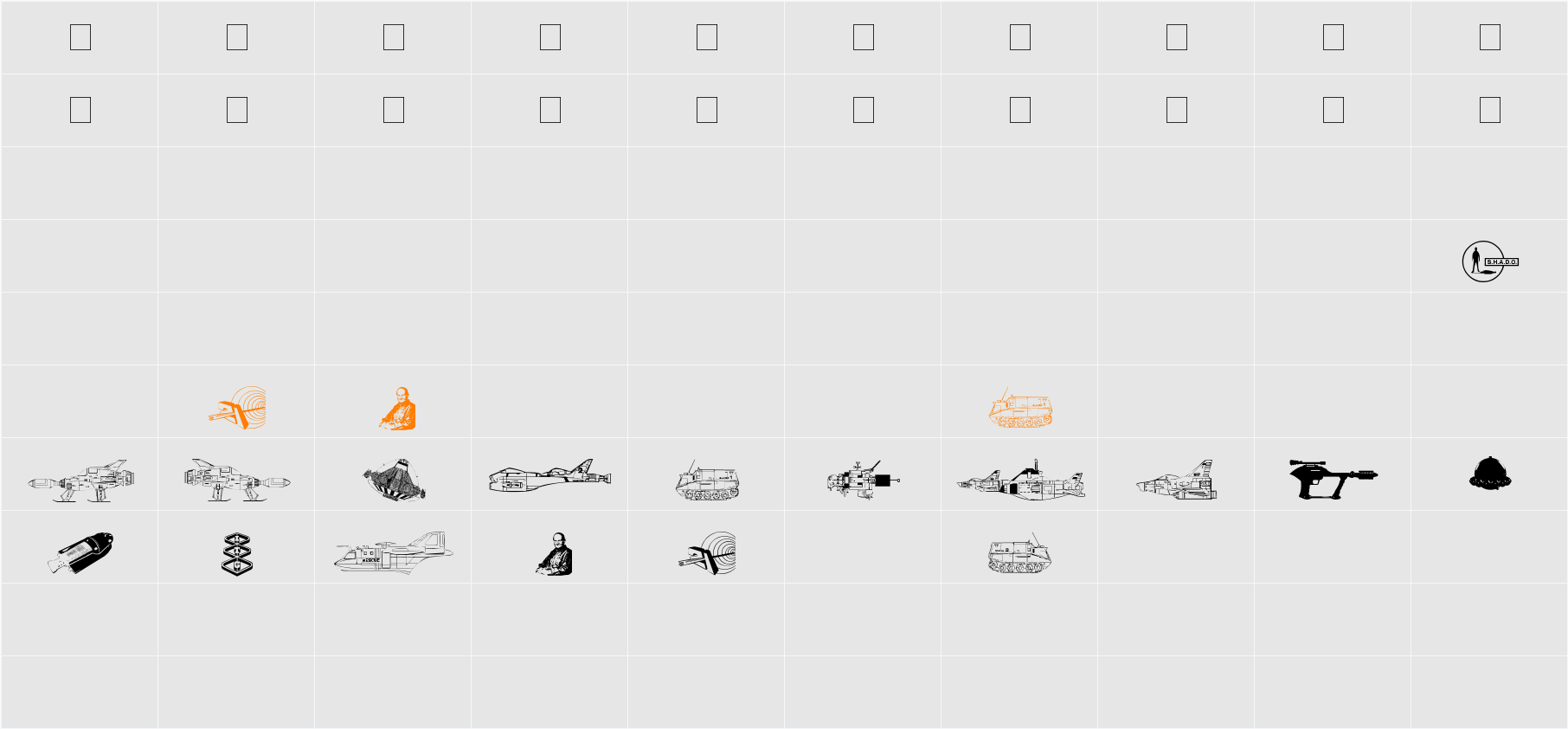 Anderson UFO Character Map