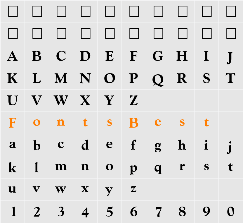 Carnegie Character Map