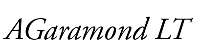 AGaramond LT Font Image