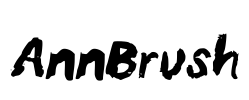 AnnBrush Font Image