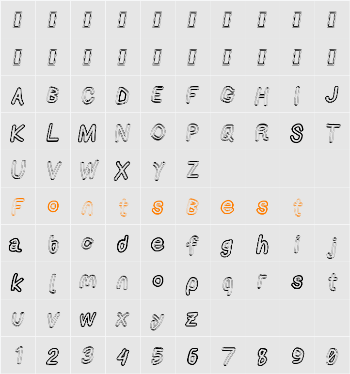 AppleStorm Character Map