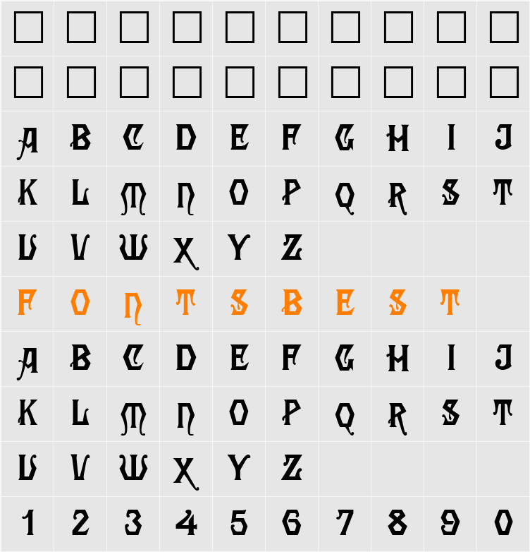 Angular Character Map