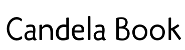 Candela Book Font Image