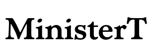 MinisterT Font Image