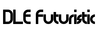 DLE Futuristic Font Image