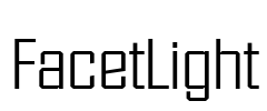 FacetLight Font Image