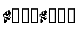 MegaMan2 Font Image