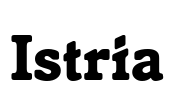 Istria Font Image