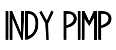 Indy Pimp Font Image