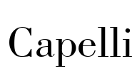 Capelli Font Image