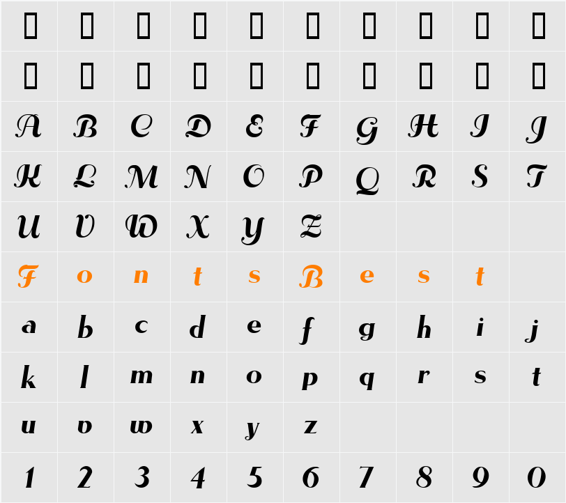 Adastra Black Character Map