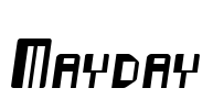 Mayday Font Image