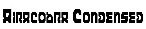 Airacobra Condensed Font Image