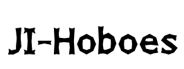 JI-Hoboes Font Image